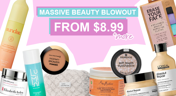Shop the Massive Beauty Blowout from $8.99 sale