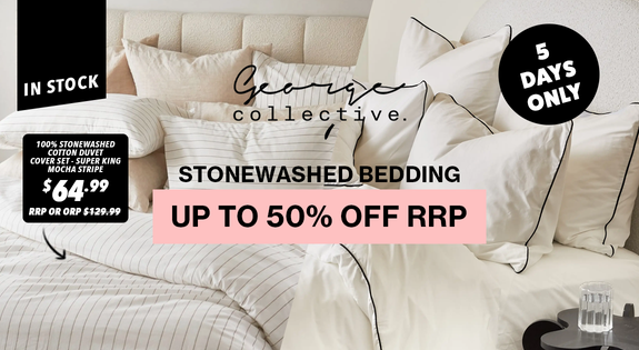 Shop the IN STOCK - Stonewashed Bedding Up to 50% Off (4 DAYS ONLY) sale