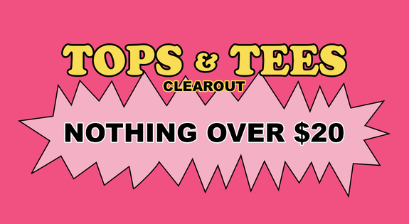 Shop the Tops & Tees Clearout - Nothing over $20! sale