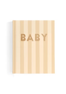 Fox And Fallow - Baby Book Coffee Stripe