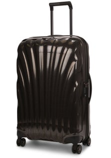 Samsonite C-Lite 69cm CURV Checked Suitcase Black