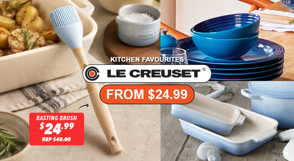 Shop the Le Creuset Kitchen Favourites – From $24.99 sale