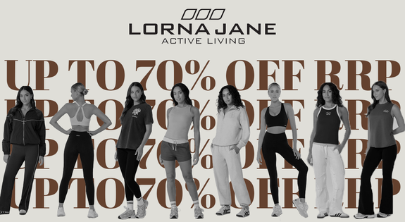 Shop the LORNA JANE up to 70% OFF RRP sale