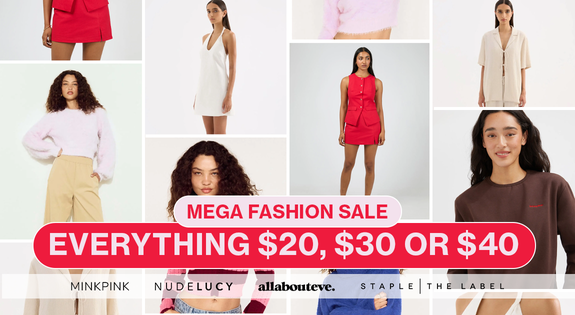 Shop the Mega Fashion Sale! Everything $20, $30 or $40 sale