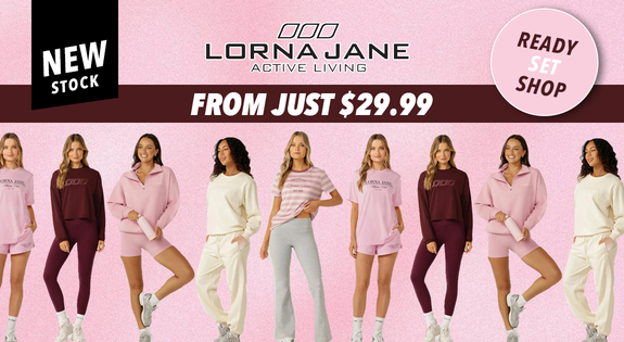 Shop the Ready, Set, Refresh! Lorna Jane - New Stock From Just $29.99 sale