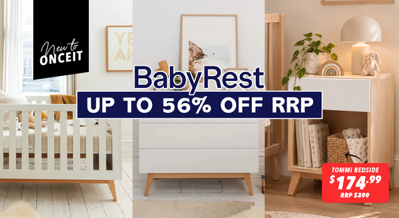 Shop the New to Onceit! Baby Rest up to 56% off RRP sale