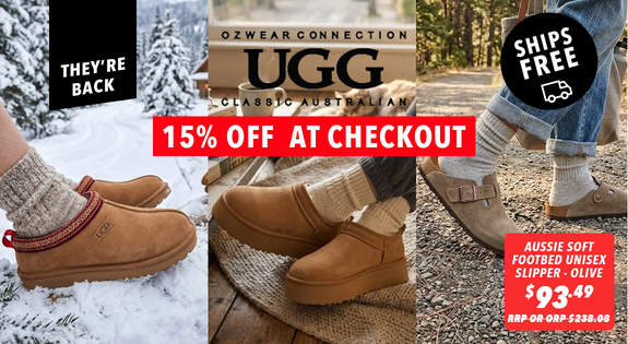 Shop the Don't Miss Out! Ozwear UGGs – Extra 15% Off at Checkout + Free Shipping sale