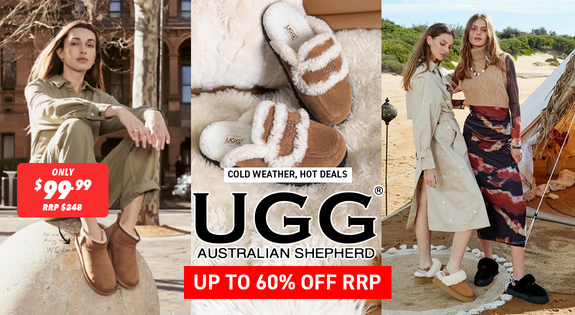 Shop the Cold Weather, Hot Deals – UGG Australian Shepherd Up to 60% Off RRP sale