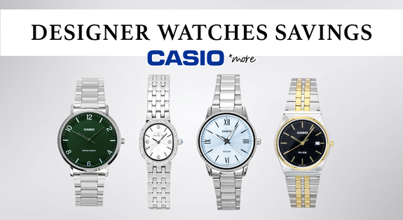 Shop the Designer Watches Savings - Casio & More sale