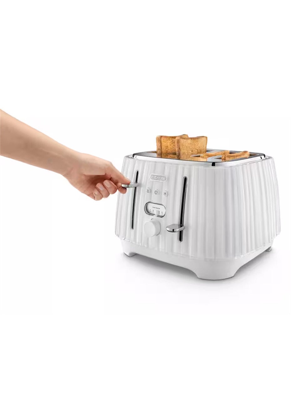 De'Longhi Ballerina 4-Slot Toaster - White - O/S