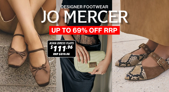 Shop the Jo Mercer Designer Footwear - Up to 69% Off RRP sale