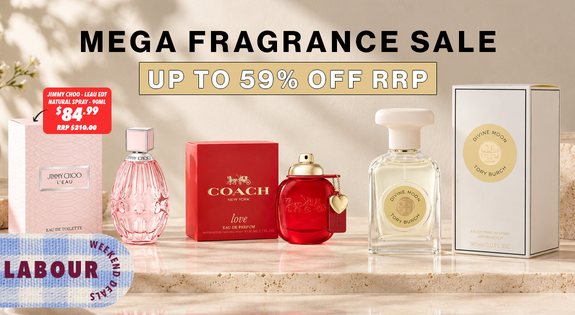 Shop the Mega Fragrance Sale! Up to 59% Off RRP sale