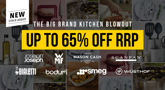 Shop the The Big Brand Kitchen Blowout up to 65% off RRP! sale
