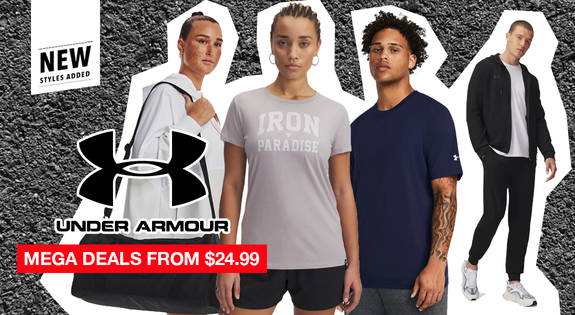 Shop the Under Armour Mega Deals From $24.99 sale
