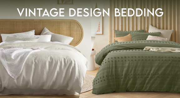 Shop the Vintage Design Bedding - 10% Off At Checkout sale