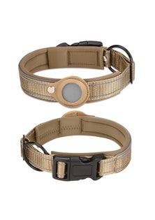 Waterproof Anti-Lost Pet Positioning Collar for The Apple Airtag Protective Tracker - Black