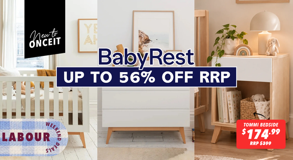 Shop the New to Onceit! Baby Rest up to 56% off RRP sale