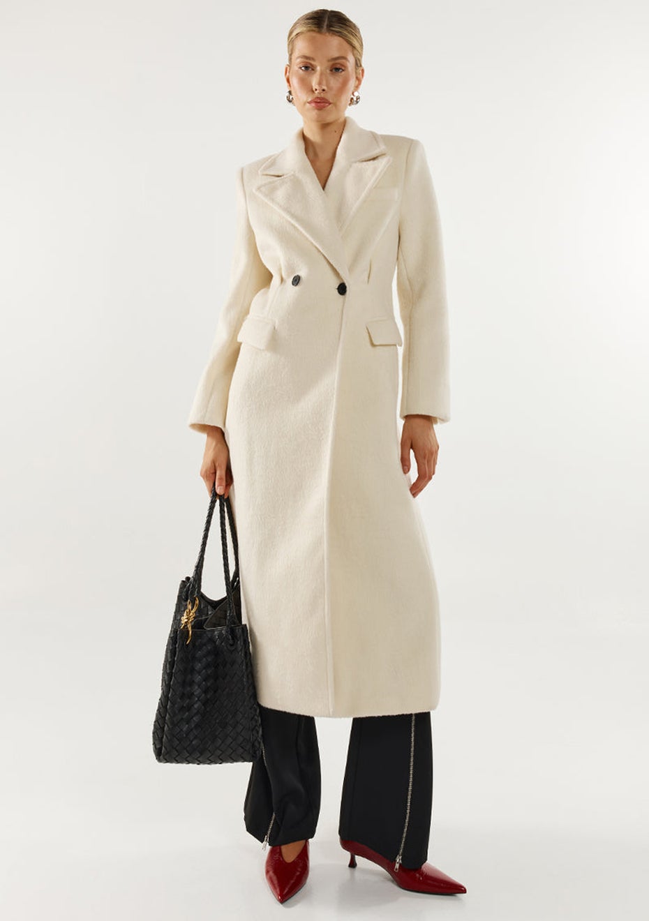 Madison The Label - Olive Coat - Milk - Onceit