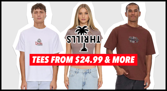 Shop the Thrills Tees From $24.99 & More sale