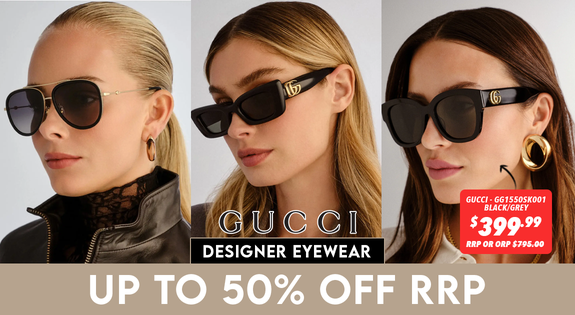 Shop the Free Shipping - Gucci Designer Eyewear - Up to 50% Off RRP sale