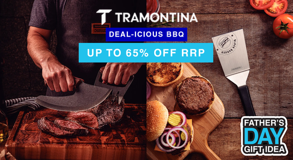 Shop the Tramontina Dad’s Deal-icious BBQ - Up to 65% off RRP! sale