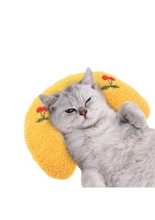 Cozy Calm U-Shaped Calming Pillow for Small Dogs and Cats - Pink