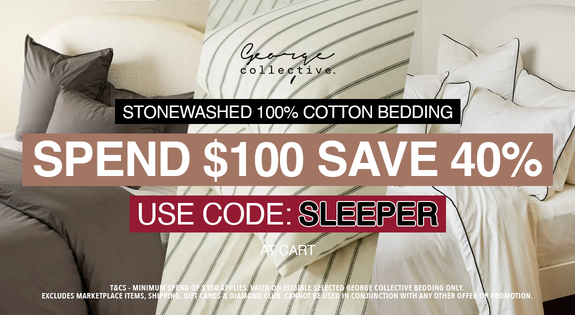 Shop the Stonewashed 100% cotton bedding - Spend $100 save 40%. USE CODE: SLEEPER sale