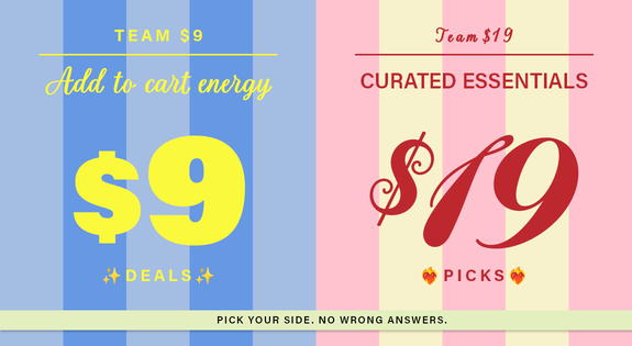 Shop the Team $9 or $19 sale