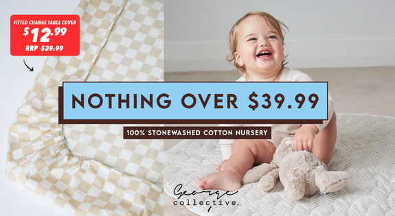 Shop the NOTHING OVER $39.99 - 100% Stonewashed Cotton Nursery sale
