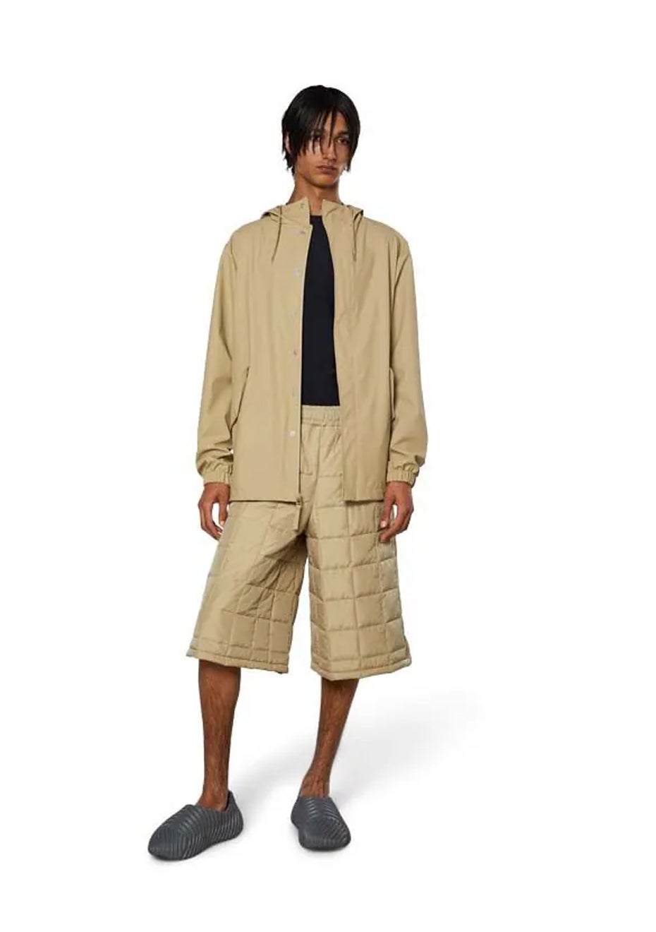 Rains - Fishtail Jacket - Sand - Onceit