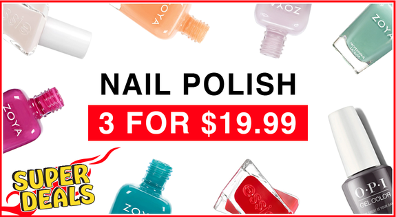 Shop the Nail Polish Savings! - 3 For $19.99 sale