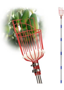 Fruit Picker Pole with Basket Telescoping