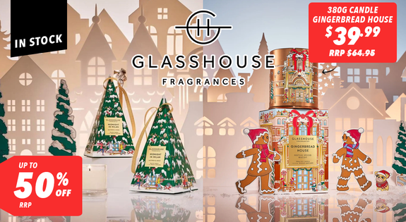 Shop the GLASSHOUSE UP TO 50% OFF RRP - IN STOCK sale