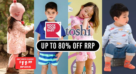 Shop the Rock your baby + Toshi Up to 80% off RRP! sale
