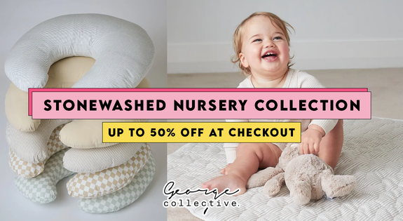 Shop the 100% Stonewashed Nursery Collection - up to 50% off at checkout sale