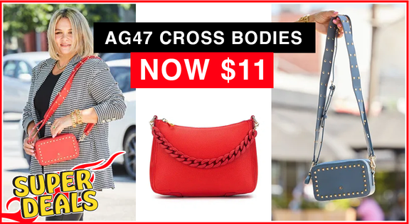 Shop the SUPER DEAL - AG47 Crossbody Bags NOW $11 sale
