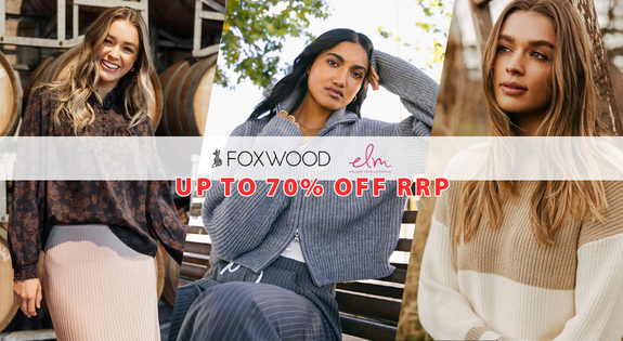 Shop the Foxwood & Elm and more up to 70% off RRP! sale