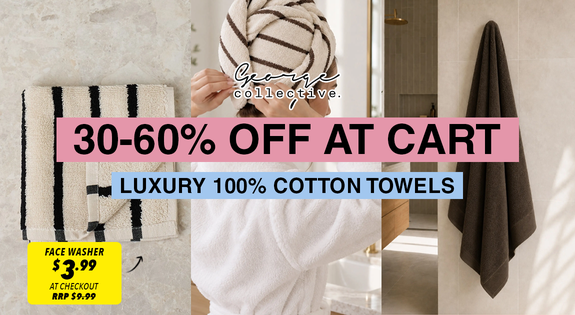 Shop the 100% Cotton Towels Up to 60% OFF AT CHECKOUT sale