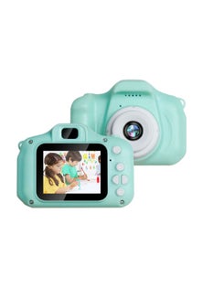 Mini Digital Kids Camera with 2 Inch screen in 3 Colors- USB Charging - Green
