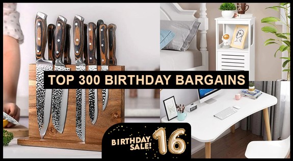 Shop the Top Selling Birthday Bargains! sale