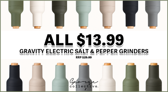 Shop the ALL $13.99 GRAVITY ELECTRIC SALT & PEPPER GRINDERS sale