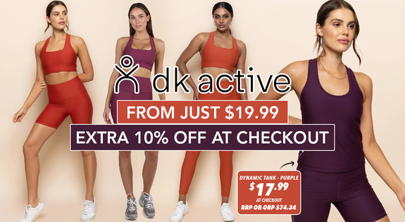 Shop the DK Active – From Just $19.99 + Extra 10% Off at Checkout sale