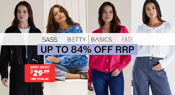 Shop the Betty Basics, Sass & Fate - Up to 84% off RRP sale