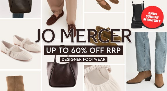 Shop the Jo Mercer Designer Footwear -  Up to 60% Off RRP - Ends Sunday Midnight sale