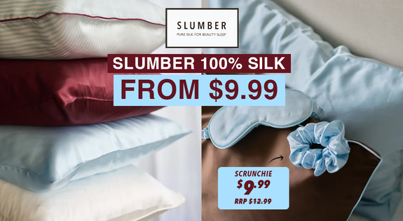 Shop the Slumber 100% Silk From $9.99! sale