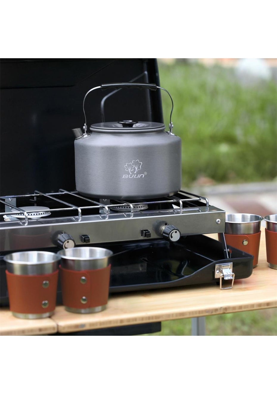 BULIN - Camping Kettle Set with 4 Cups - Onceit