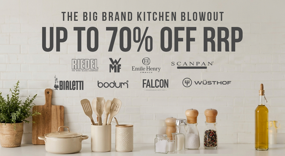 Shop the The Big Brand Kitchen Blowout up to 70% off RRP! sale