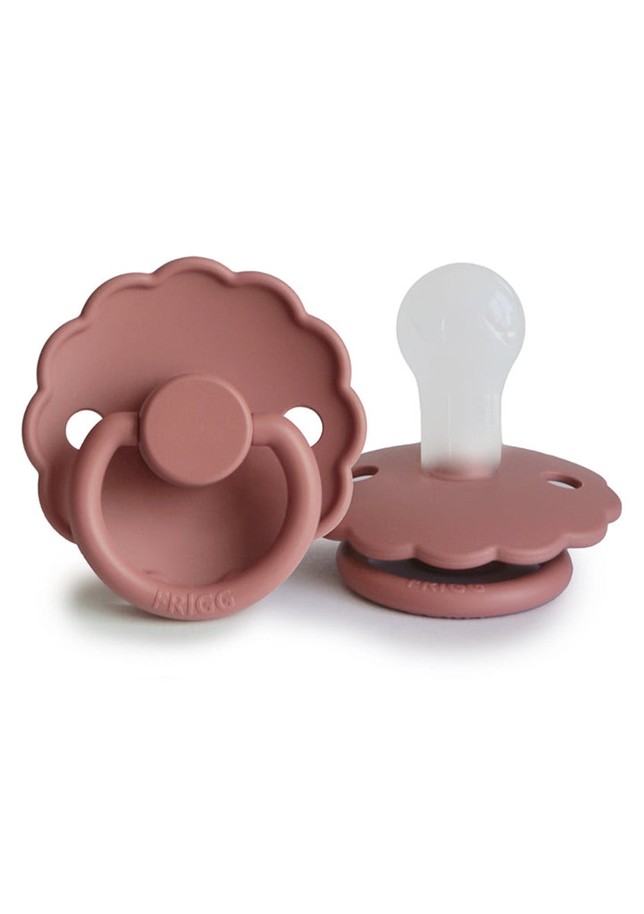 Frigg - Daisy Pacifier Silicone - Powder Blush - Onceit