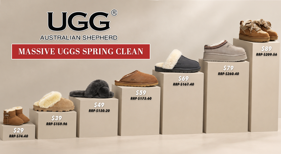 Shop the Massive Uggs Spring Clean - All $29, $39, $49, $59, $69, $79, $89!! sale