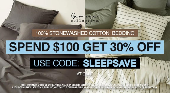 Shop the SPEND $100 AND SAVE 30% USE CODE: SLEEPSAVE Stonewashed 100% Cotton sale